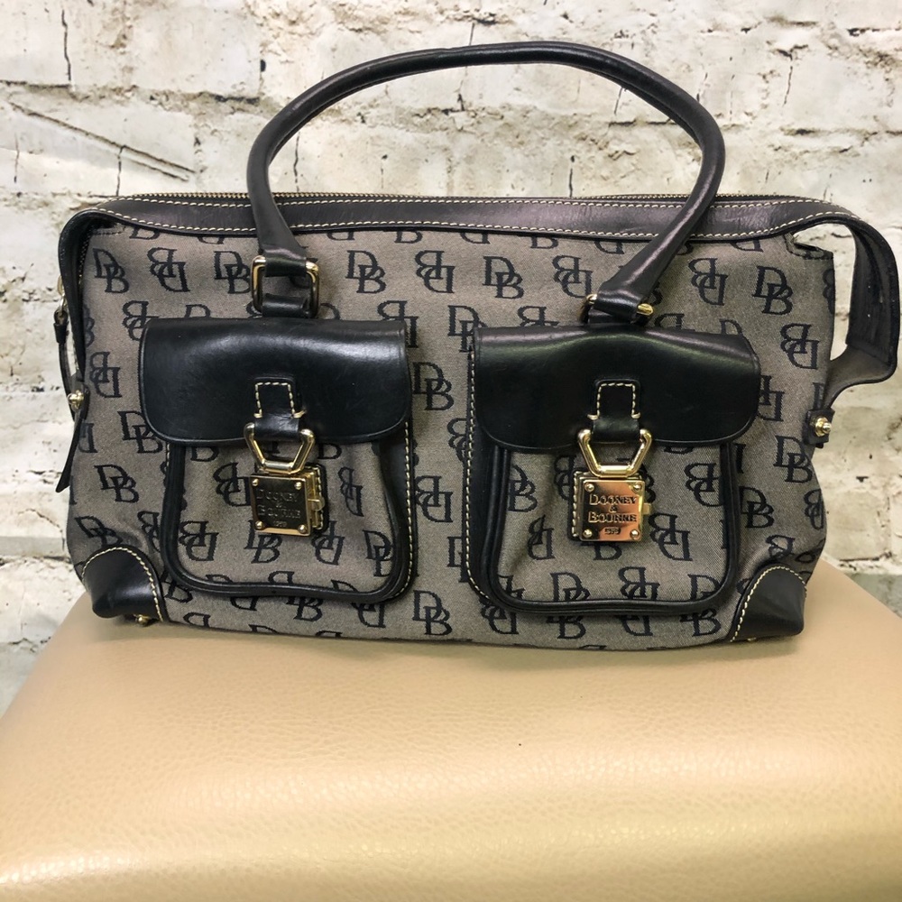 Dooney and Bourke Double Pocket Tote